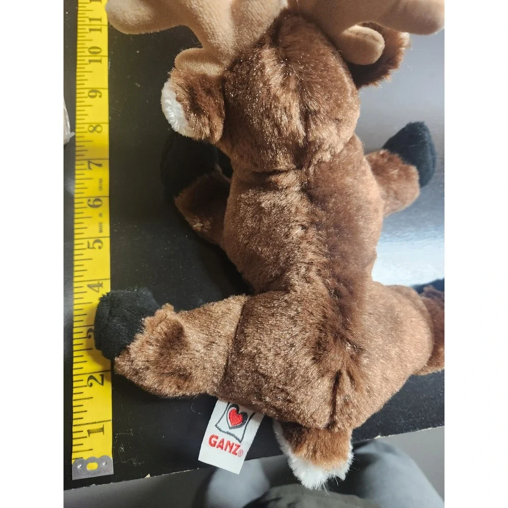 Ganz‎ Webkinz Reindeer Plush Stuffed Animal Brown Holiday HM137 No Code